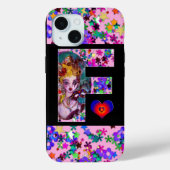 VALENTIJN VENETIAN MASQUERADE MONOGRAM F BRIEF Case-Mate iPhone CASE (Achterkant)