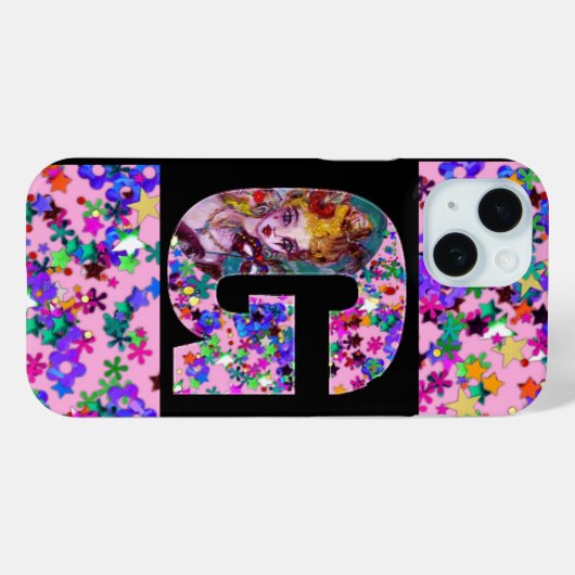 VALENTIJN VENETIAN MASQUERADE MONOGRAM G BRIEF Case-Mate iPhone CASE (Achterkant (horizontaal))