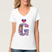 VALENTIJN VENETIAN MASQUERADE MONOGRAM G BRIEF T-SHIRT (Voorkant)