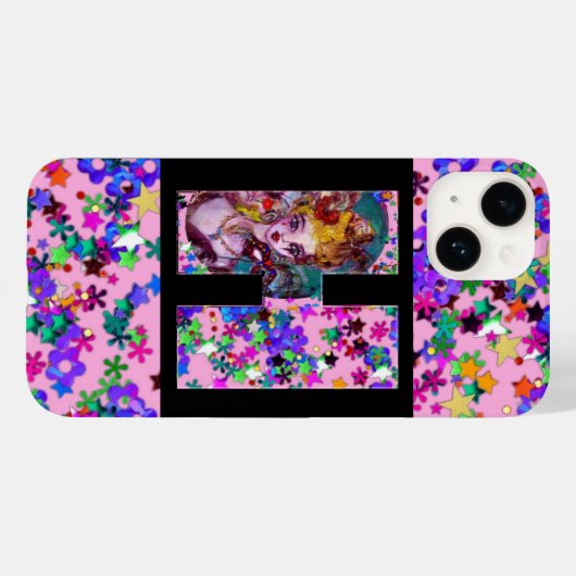 VALENTIJN VENETIAN MASQUERADE MONOGRAM H BRIEF Case-Mate iPhone CASE (Achterkant (horizontaal))