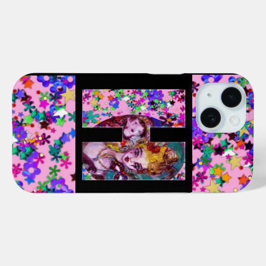 VALENTIJN VENETIAN MASQUERADE MONOGRAM H BRIEF Case-Mate iPhone CASE (Achterkant (horizontaal))