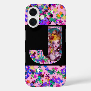 VALENTIJN VENETIAN MASQUERADE MONOGRAM J BRIEF iPhone 16 HOESJE