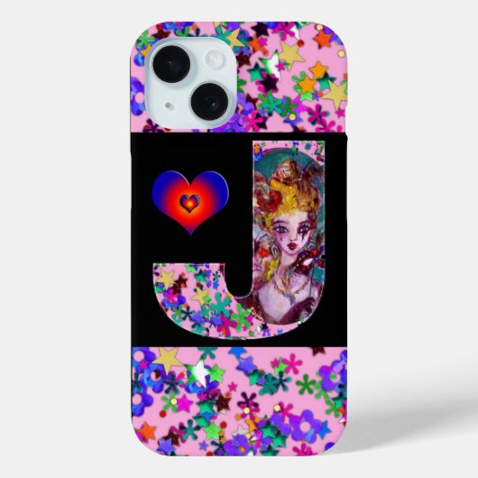 VALENTIJN VENETIAN MASQUERADE MONOGRAM J BRIEF Case-Mate iPhone CASE (Achterkant)