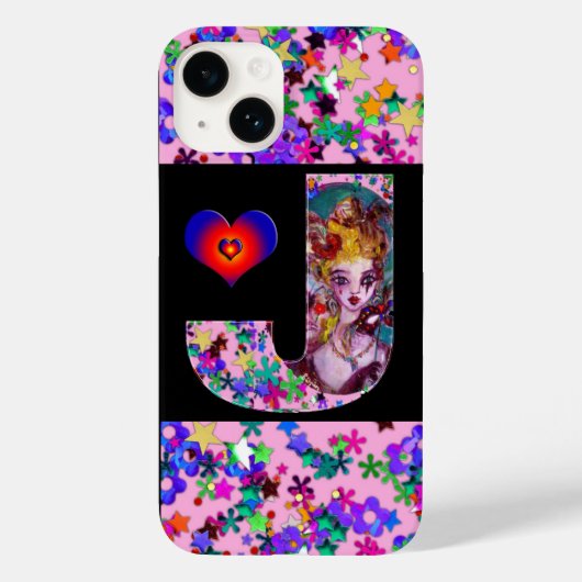 VALENTIJN VENETIAN MASQUERADE MONOGRAM J BRIEF Case-Mate iPhone CASE (Achterkant)