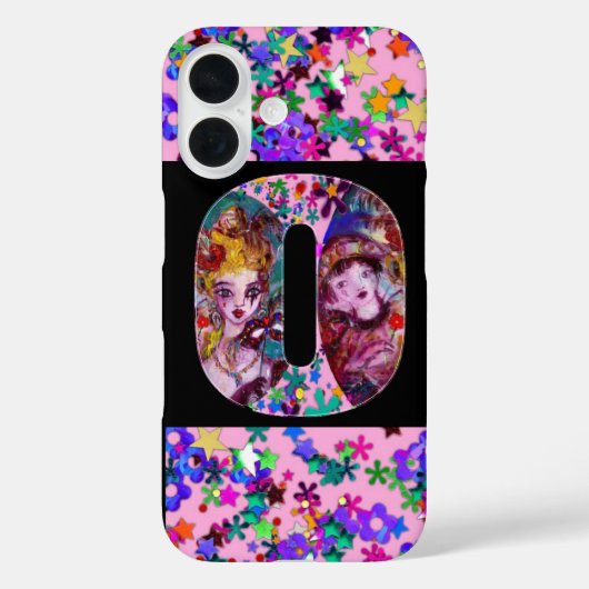 VALENTIJN VENETIAN MASQUERADE MONOGRAM OF BRIEF Case-Mate iPhone CASE (Achterkant)