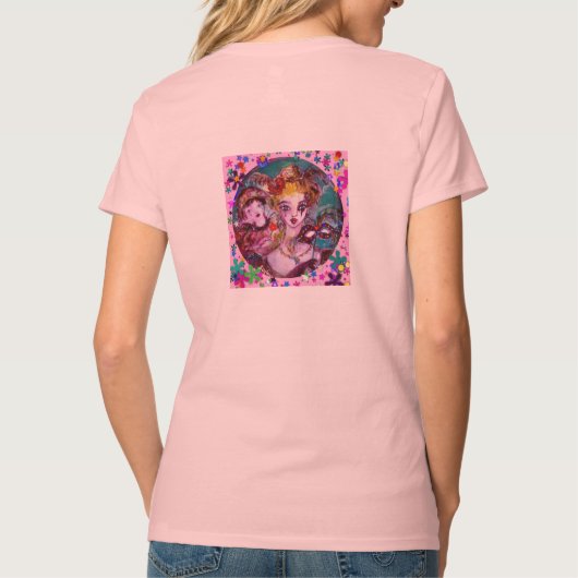 VALENTIJN VENETIAN MASQUERADE MONOGRAM R BRIEF T-SHIRT (Achterkant)