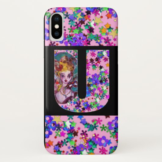 VALENTIJN VENETIAN MASQUERADE MONOGRAM U-BRIEF Case-Mate iPhone CASE (Achterkant)