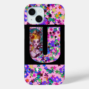 VALENTIJN VENETIAN MASQUERADE MONOGRAM U-BRIEF iPhone 15 CASE