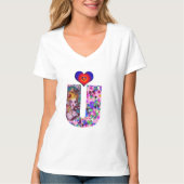 VALENTIJN VENETIAN MASQUERADE MONOGRAM U-BRIEF T-SHIRT (Voorkant)