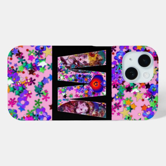 VALENTIJN VENETIAN MASQUERADE MONOGRAM W BRIEF Case-Mate iPhone CASE (Achterkant (horizontaal))