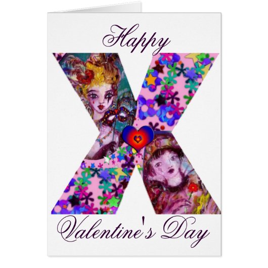 VALENTIJN VENETIAN MASQUERADE MONOGRAM X BRIEF (Voorkant)