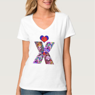 VALENTIJN VENETIAN MASQUERADE MONOGRAM X BRIEF T-SHIRT