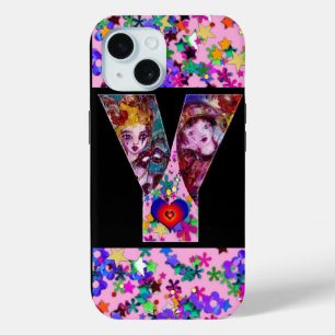 VALENTIJN VENETIAN MASQUERADE MONOGRAM Y-BRIEF iPhone 15 CASE