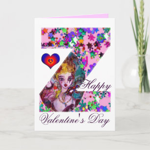 VALENTIJN VENETIAN MASQUERADE MONOGRAM Z-BRIEF FEESTDAGEN KAART