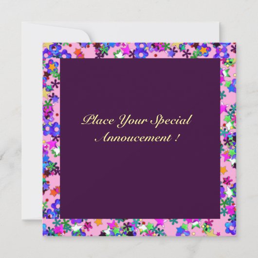 VALENTIJN VENETIAN MASQUERADE PARTIJ KAART (Voorkant)