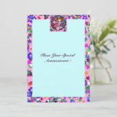 VALENTIJN VENETIAN MASQUERADE PARTIJ KAART (Staand voorkant)