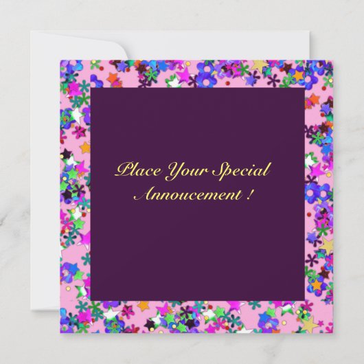 VALENTIJN VENETIAN MASQUERADE PARTIJ KAART (Achterkant)