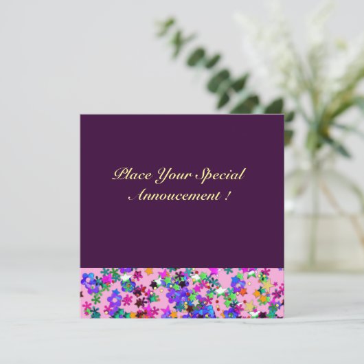 VALENTIJN VENETIAN MASQUERADE PARTIJ KAART (Staand voorkant)