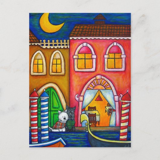 Valentijn Venice Post Kaart (Voorkant)
