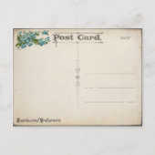  Valentijn vergeet-me-Nots Feestdagenkaart (Achterkant)