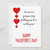 Valentijn, verliefd op jou worden feestdagenkaart (Voorkant)