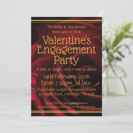 VALENTIJN VERLOVING Scripting Christelijk Kaart (Staand voorkant)