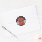 Valentijn Verrassing! Ronde Sticker (Envelop)