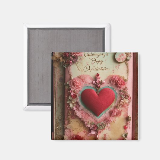valentijn verzorgd magneet (Voorkant / Achterkant)