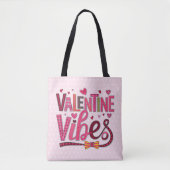 Valentijn Vibes-Tas Tote Bag (Voorkant)