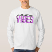 Valentijn Vibes Trendy Roze - Dierafdrukken T-shirt (Voorkant)