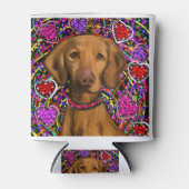 Valentijn Vizsla Blikjeskoeler (Voorkant)