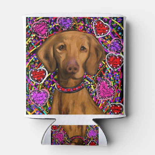 Valentijn Vizsla Blikjeskoeler (Achterkant)