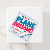 Valentijn Vliegtuig Gift Label (In situ)