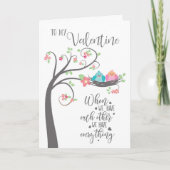 Valentijn vogelnestje als we elkaar hebben kaart (Voorkant)