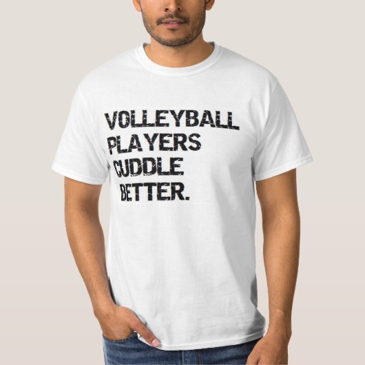 valentijn: volleybalspellen beter t-shirt (Voorkant)