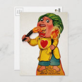  Valentijn voor brandweerverwarming Briefkaart (Voorkant / Achterkant)