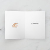Valentijn voor cavia's, aanpasbaar feestdagen kaart (Binnen)