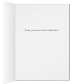 Valentijn voor Chocolade Lover: Je bent zo zoet (Binnen (Rechts))