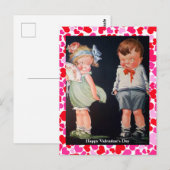  Valentijn voor Cute & Shy Boy & Girl (kopie) Briefkaart (Voorkant / Achterkant)