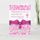 Valentijn voor de Godmoeder, Psalm 37:4 Feestdagen Kaart (Voorkant)