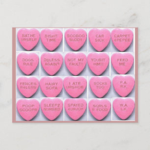 Valentijn voor de Honden Feestdagenkaart