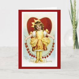 Valentijn voor degene van wie ik hou feestdagen kaart