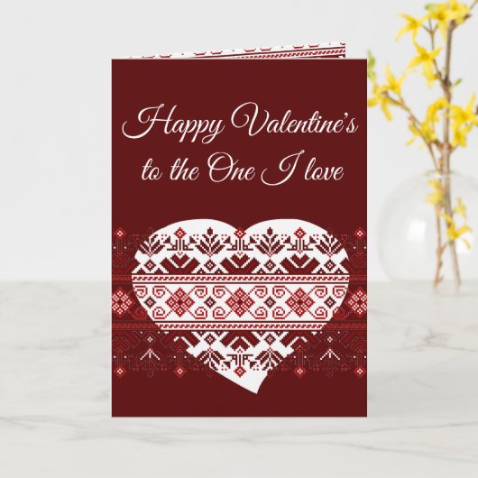 Valentijn voor één waarvan ik hou van de Oekraïens Kaart (Gele Bloem)