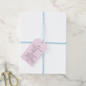 VALENTIJN - Voor God zo geliefd als de wereld Cadeaulabel (Met Touw)