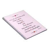 VALENTIJN - Voor God zo geliefd als de wereld Notitieboek (Rechterzijde)