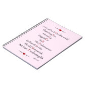 VALENTIJN - Voor God zo geliefd als de wereld Notitieboek (Linkerzijde)