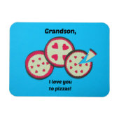 Valentijn voor Grandson - Pizza humor Magneet (Horizontaal)