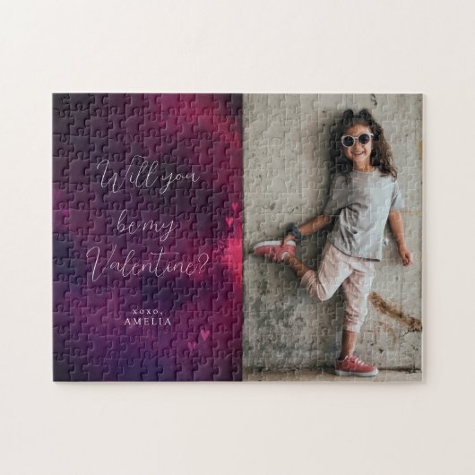 Valentijn voor hart en foto Gift Jigzaag Puzzle Legpuzzel (Horizontaal)