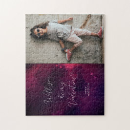 Valentijn voor hart en foto Gift Jigzaag Puzzle Legpuzzel