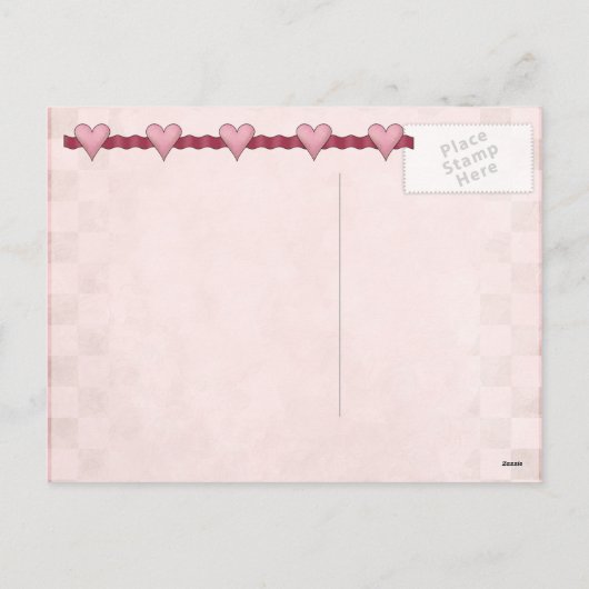 Valentijn voor Kind Feestdagenkaart (Achterkant)